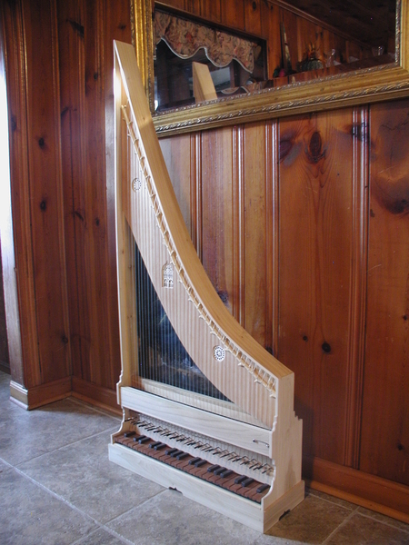 Clavicytherium after the instrument found in the Royal College of Music, London