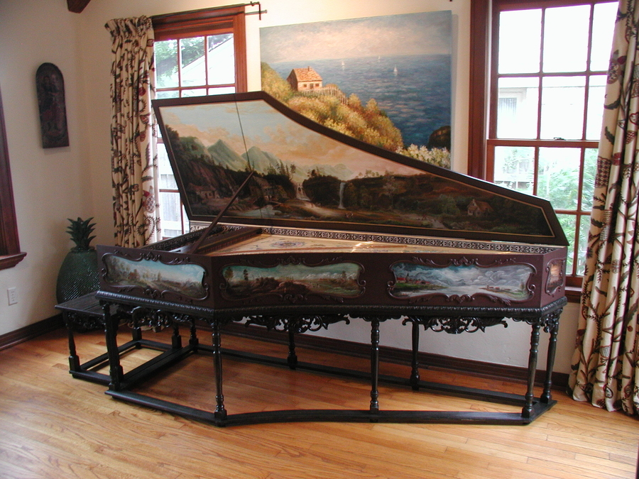 Flemish Double Harpsichord after Ruckers 1620