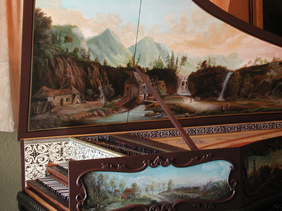 Flemish Double Harpsichord after Ruckers 1620