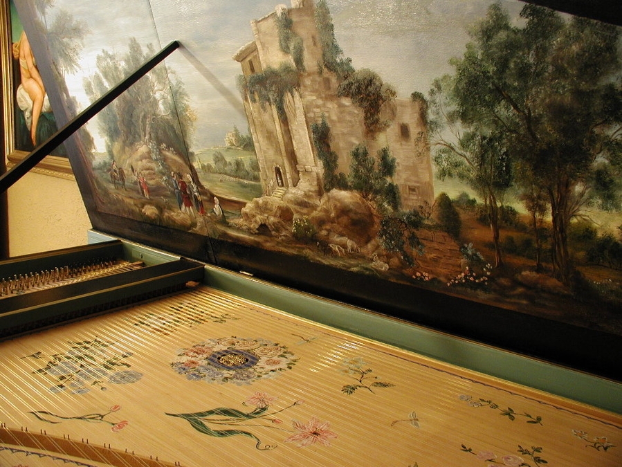 French Harpsichord after Hemsch detail