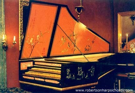 French Harpsichord after Henri Hemsch with Chinoiseire