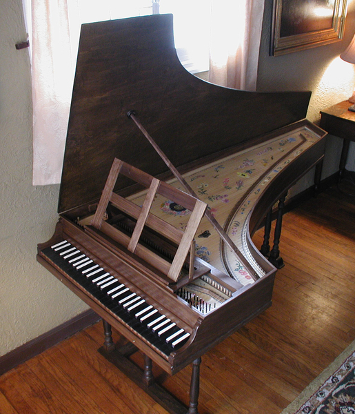 Harpsichord in the Italian style after Perticis in Black Walnut