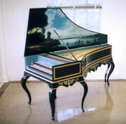 Franco-Flemish Double manual Harpsichord after Couchet/Blanchet/Taskin with Louis XIV stand