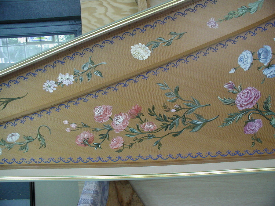 Delin Soundboard Painting Detail